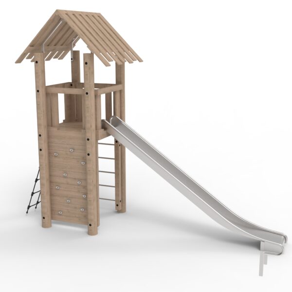 Klimtoren met Klimnet en Glijbaan