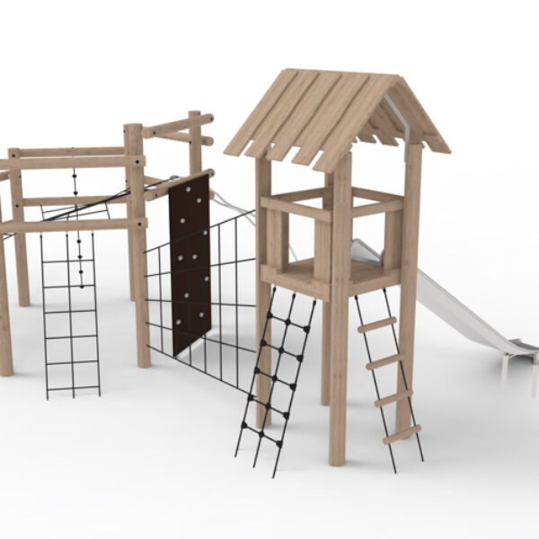 Combinatietoestel met Glijbaan