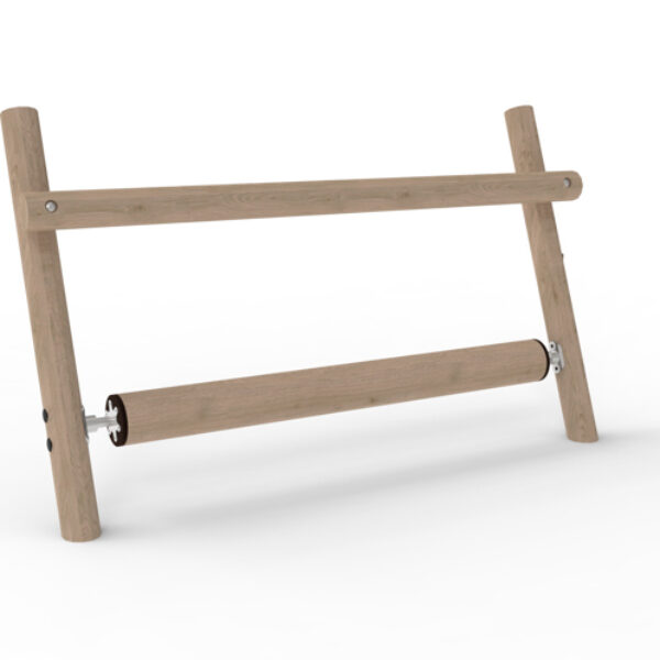 Balanceertoestel Frame met rollende balk Robinia