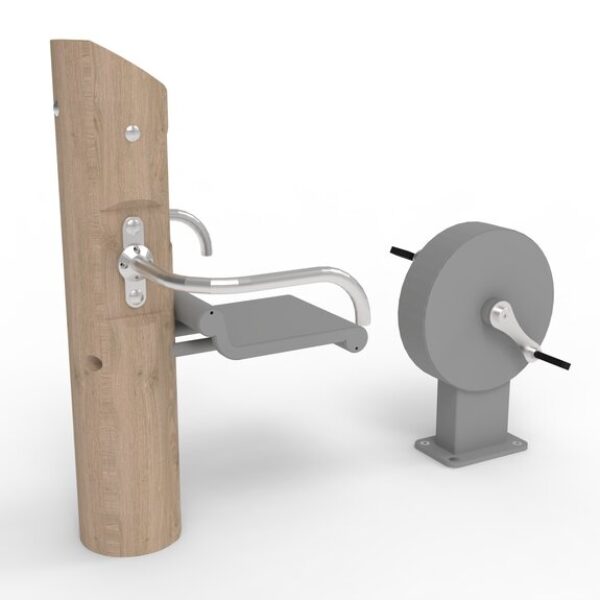 Fitnesstoestel Fiets je fit, Senioren model met armleuningen