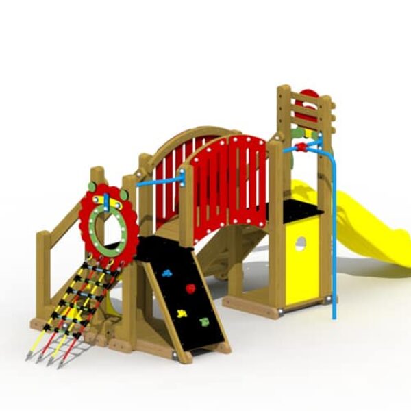 Kleutertoestel Mammoet met Kunststof Glijbaan