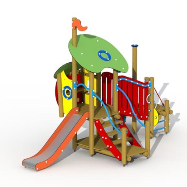 Aladin en de Wonderlamp met RVS Glijbaan