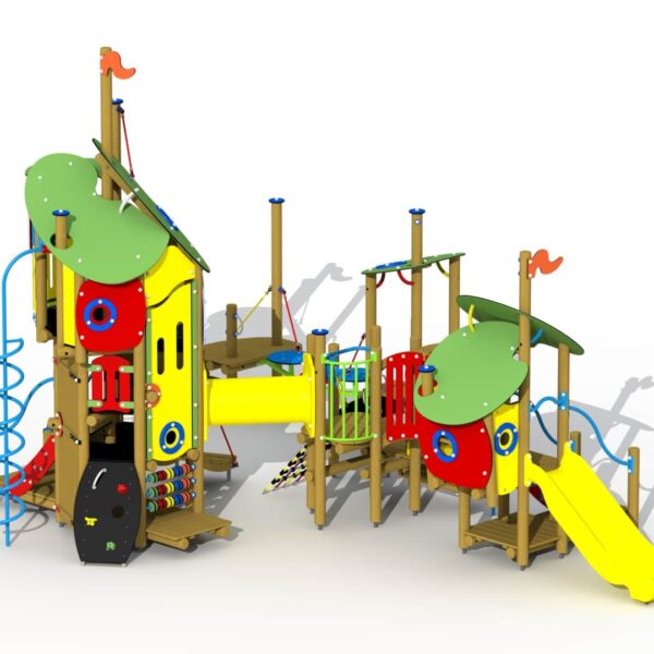 Combinatietoestel Het Lelijke Eendje met Kunststof Glijbaan