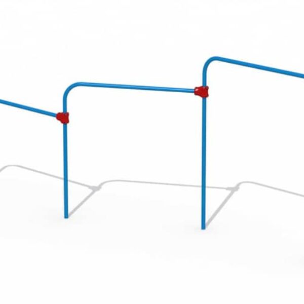 Duikelrek Metaal met 3 Rekstokken