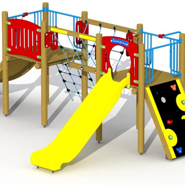 Combinatietoestel Indianendorp Kunststof Glijbaan