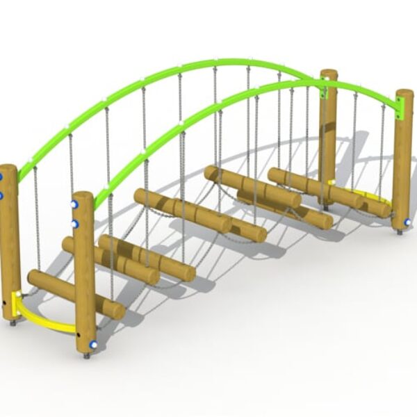 Balanceertoestel Balkjesbrug Hout