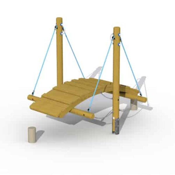 Balanceertoestel Zweefboog Hout