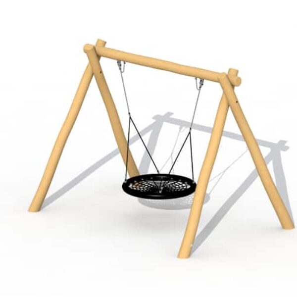 Nestschommel Vliegende Schotel met schommelkorf