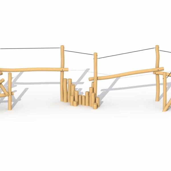 Ravijnbrug met Trap en Stappalen