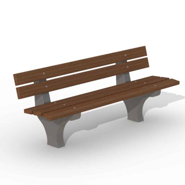 Zitbank met Betonnen Voet