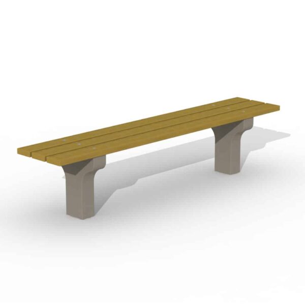 Zitbank met Betonnen Voet