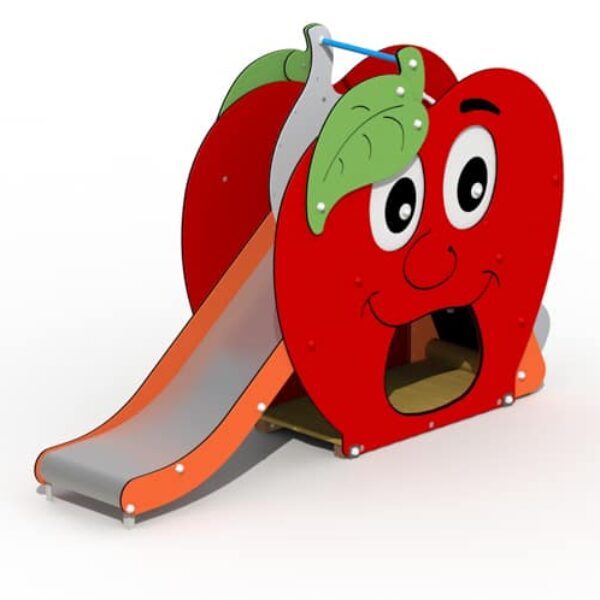 De Appel met RVS Glijbaan