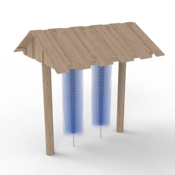 Speelhuisje Wasstraat met borstels