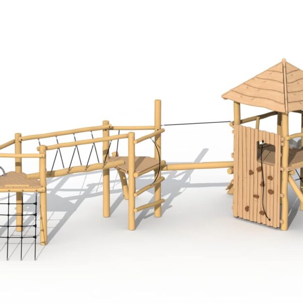 Tovertoren Maxi Combi met Dak en Loopbalk