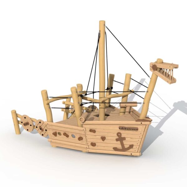 Piratenboot Albatros (voorsteven)