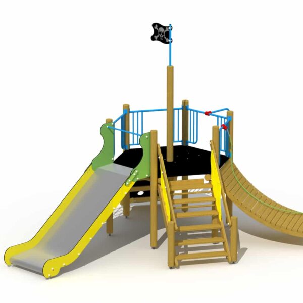 Klimtoestel Zeester RVS Glijbaan