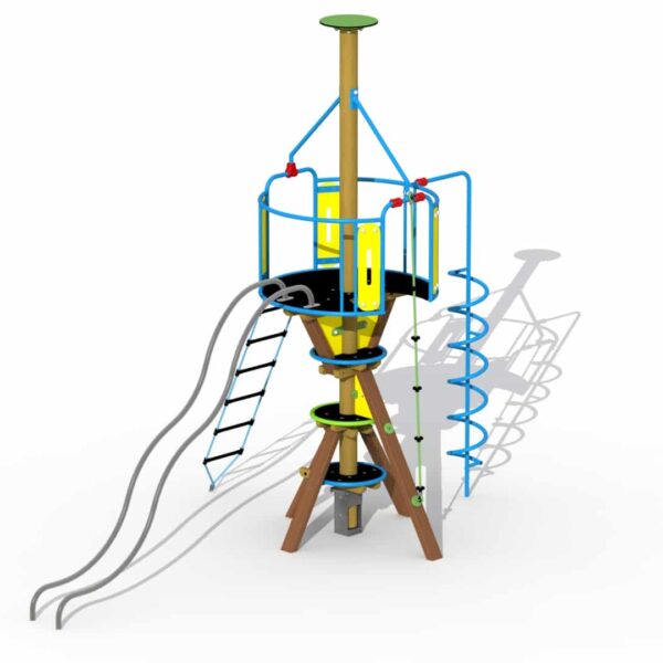 Klimtoestel Ruimteveer (met glijbuizen)